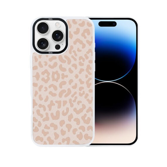 Etui do iPhone 14 Pro Max IBIZU DropGuard Matt z MagSafe, Boho, Delikatna panterka (4)