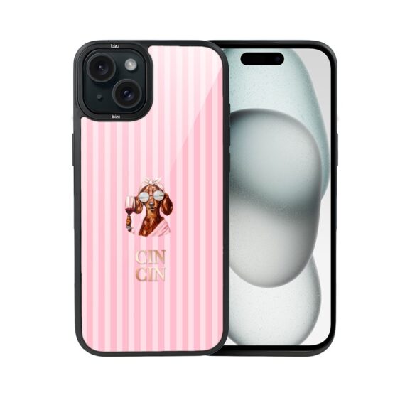Etui do iPhone 15 IBIZU DropGuard Matt z MagSafe, Bella Fantasia, Cin Cin Bella (1)