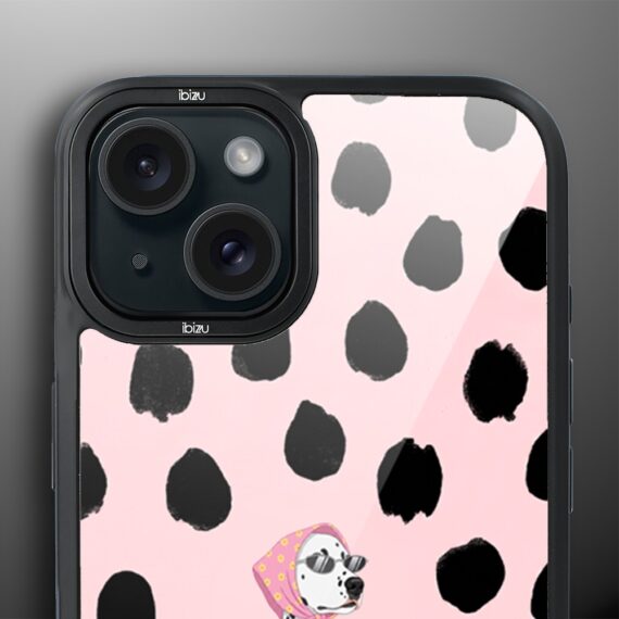 Etui do iPhone 15 IBIZU DropGuard Matt z MagSafe, Bella Fantasia, Słodki dalmatyńczyk-5