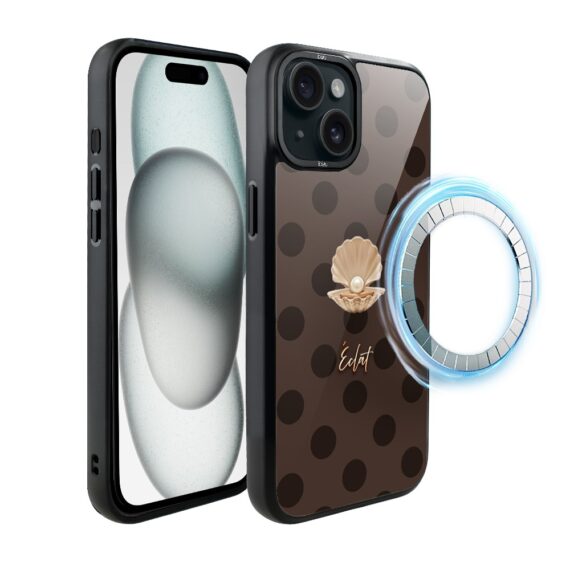 Etui do iPhone 15 Plus DropGuard Matt z MagSafe, Bella Fantasia, Kawowa perła (6)