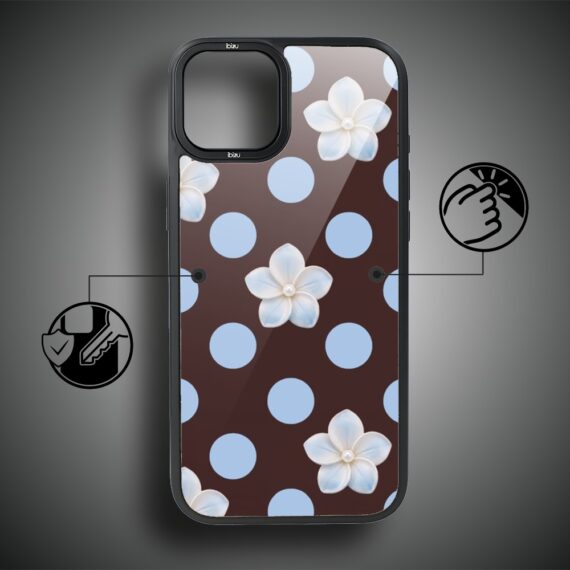 Etui do iPhone 15 Plus DropGuard Matt z MagSafe, Bella Fantasia, Kwiat w czekoladzie (2)