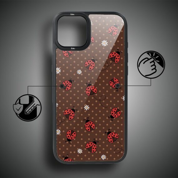 Etui do iPhone 15 Plus DropGuard Matt z MagSafe, Bella Fantasia, Wesołe biedronki (7)