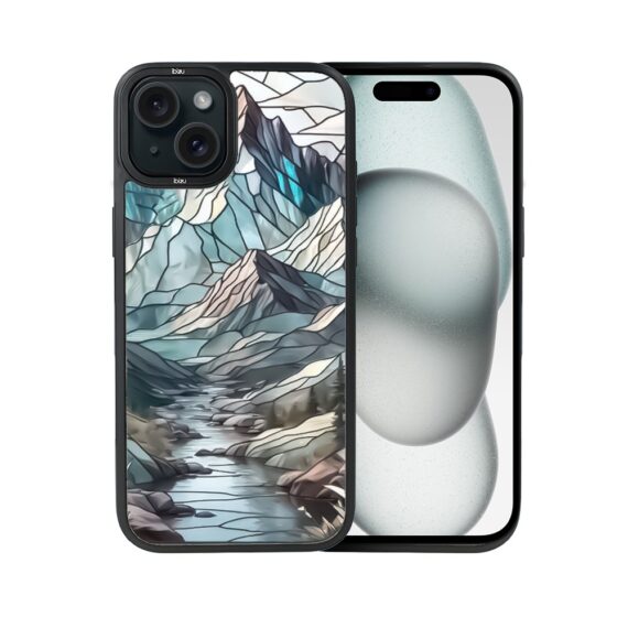Etui do iPhone 15 Plus IBIZU DropGuard Matt z MagSafe, Barwy Szkła, Górski potok, poprawne (3)