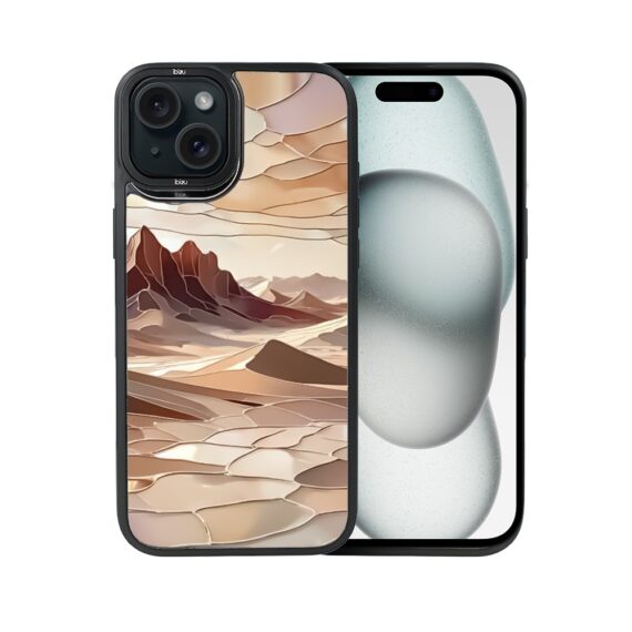 Etui do iPhone 15 Plus IBIZU DropGuard Matt z MagSafe, Barwy Szkła, Pustynny spokój, poprawne (4)