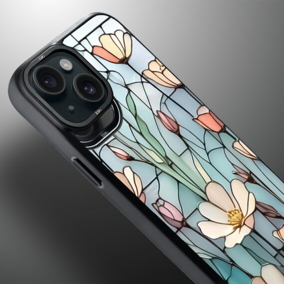Etui do iPhone 15 Plus IBIZU DropGuard Matt z MagSafe, Barwy Szkła, Szept kwiatów polnych, poprawione (5)