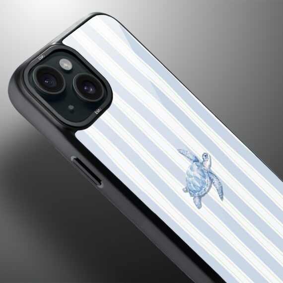 Etui do iPhone 15 Plus IBIZU DropGuard Matt z MagSafe, Bella Fantasia, Grecki żółw (1)