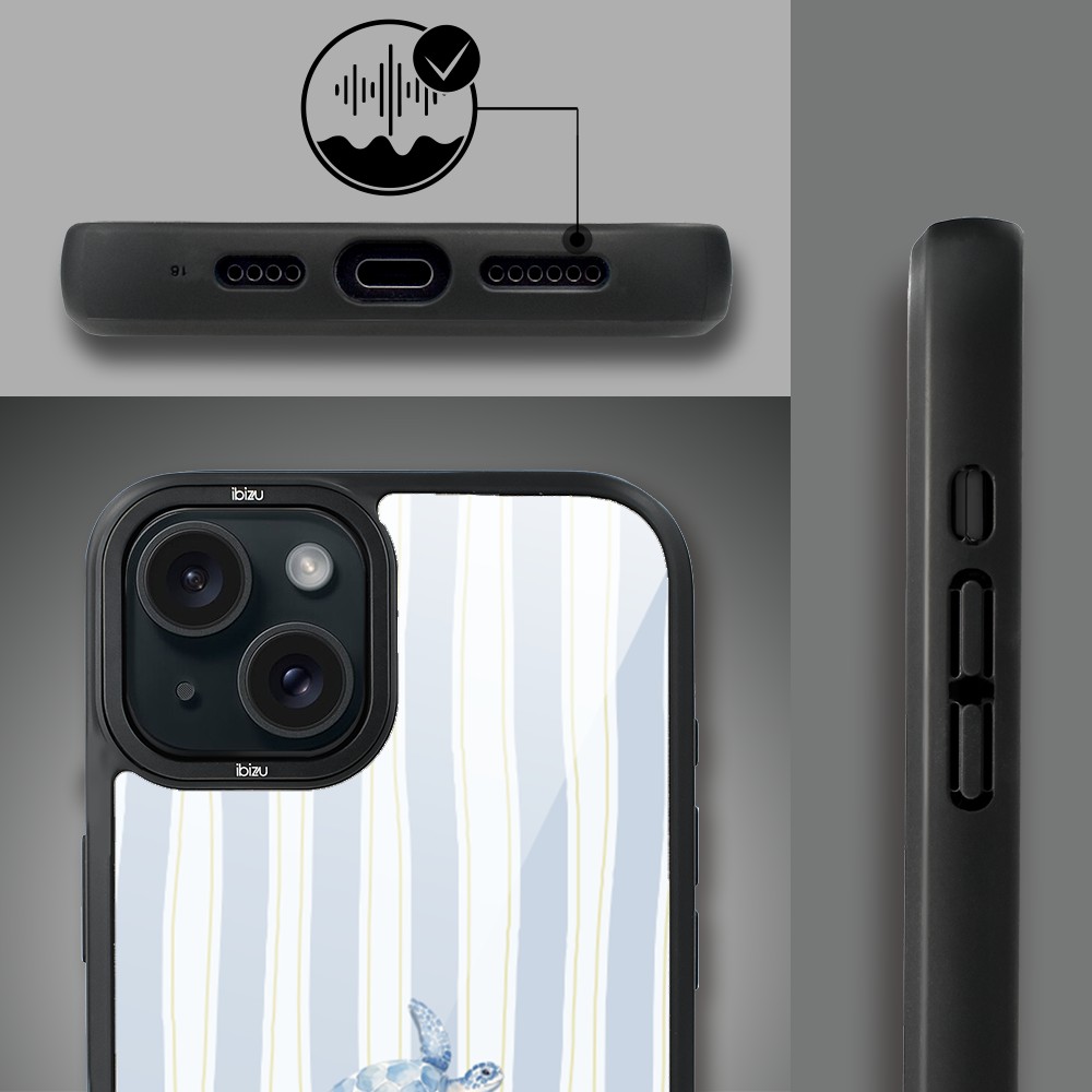 Etui do iPhone 15 Plus IBIZU DropGuard Matt z MagSafe, Bella Fantasia, Grecki żółw (3)
