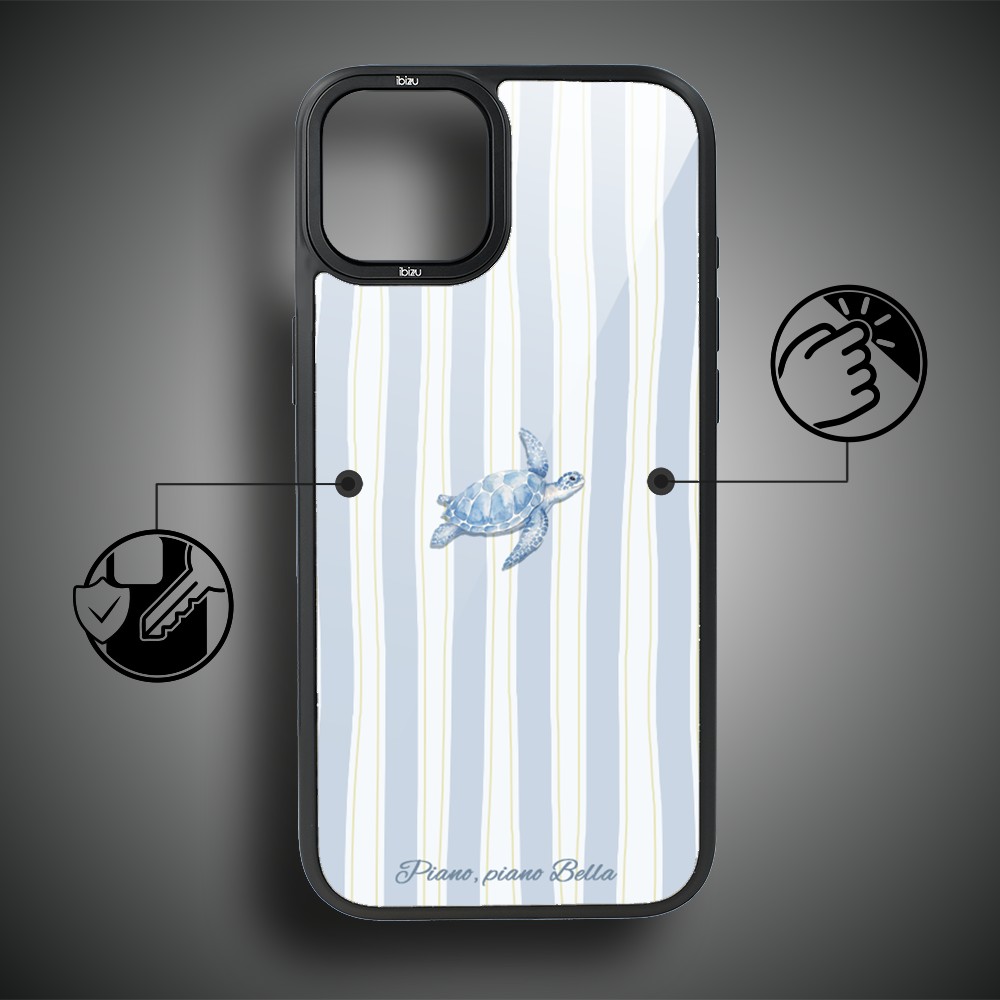 Etui do iPhone 15 Plus IBIZU DropGuard Matt z MagSafe, Bella Fantasia, Grecki żółw (6)
