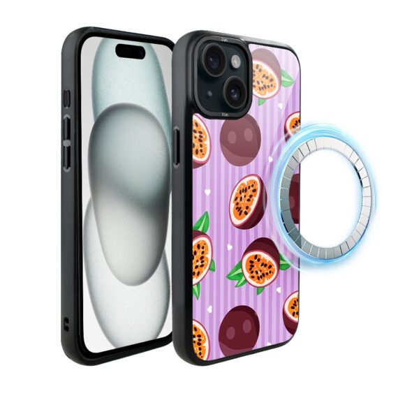 Etui do iPhone 15 Plus IBIZU DropGuard Matt z MagSafe, Bella Fantasia, Marakujowy zawrót (2)