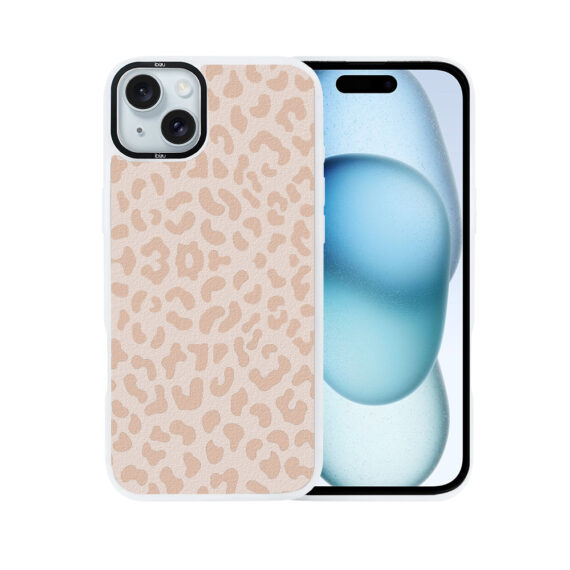 Etui do iPhone 15 Plus IBIZU DropGuard Matt z MagSafe, Boho, Delikatna panterka (4)
