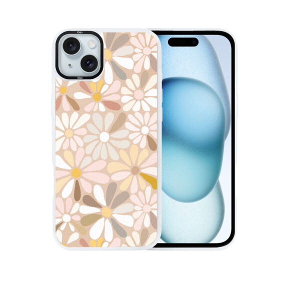 Etui do iPhone 15 Plus IBIZU DropGuard Matt z MagSafe, Boho, Kwiaty vintage, poprawne (4)