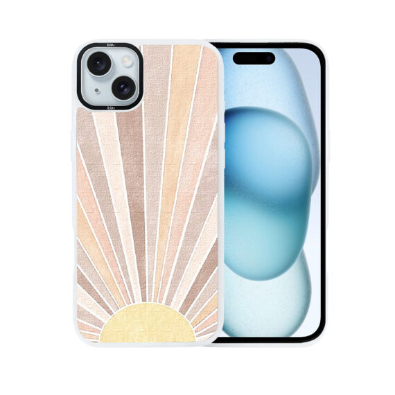 Etui do iPhone 15 Plus IBIZU DropGuard Matt z MagSafe, Boho, Wschód słońca (5)