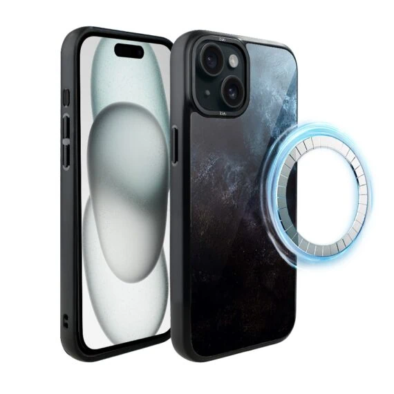 Etui do iPhone 15 Plus IBIZU DropGuard Matt z MagSafe, Twilight Dreams, Deep Ocean (7)
