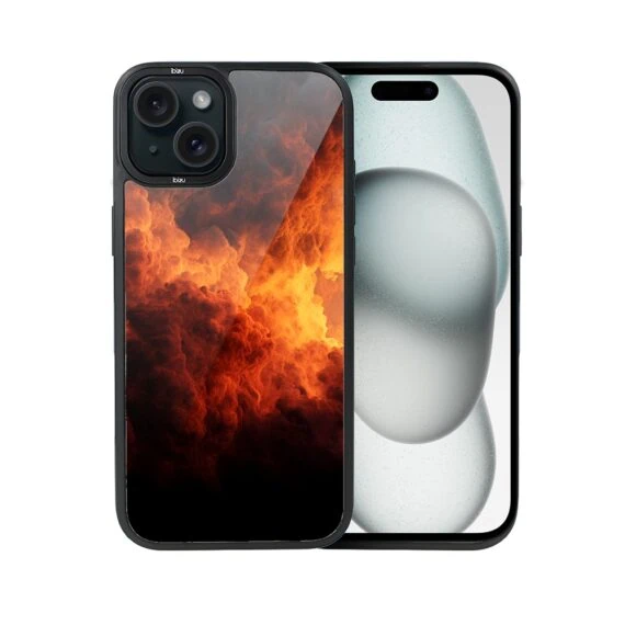 Etui do iPhone 15 Plus IBIZU DropGuard Matt z MagSafe, Twilight Dreams, Inferno Sky (7)