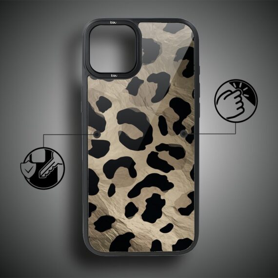 Etui do iPhone 15 Plus IBIZU DropGuard Matt z MagSafe, Zew Natury, Dziki Leopard (4)