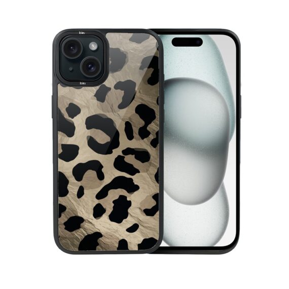 Etui do iPhone 15 Plus IBIZU DropGuard Matt z MagSafe, Zew Natury, Dziki Leopard (5)