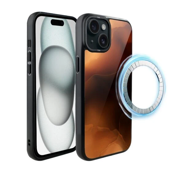 Etui do iPhone 15 Plus IBIZU DropGuard Matt z MagSafe, aTwilight Dreams, Mars Sunset (4)