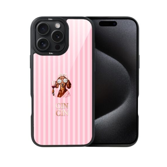 Etui do iPhone 15 Pro IBIZU DropGuard Matt z MagSafe, Bella Fantasia, Cin Cin Bella (1)