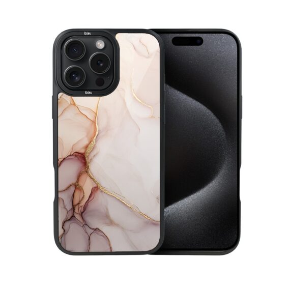 Etui do iPhone 15 Pro IBIZU DropGuard Matt z MagSafe, Ethereal Essence, Różany alabaster (1)