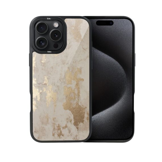 Etui do iPhone 15 Pro IBIZU DropGuard Matt z MagSafe, Ethereal Essence, Szampańskie Złoto pro