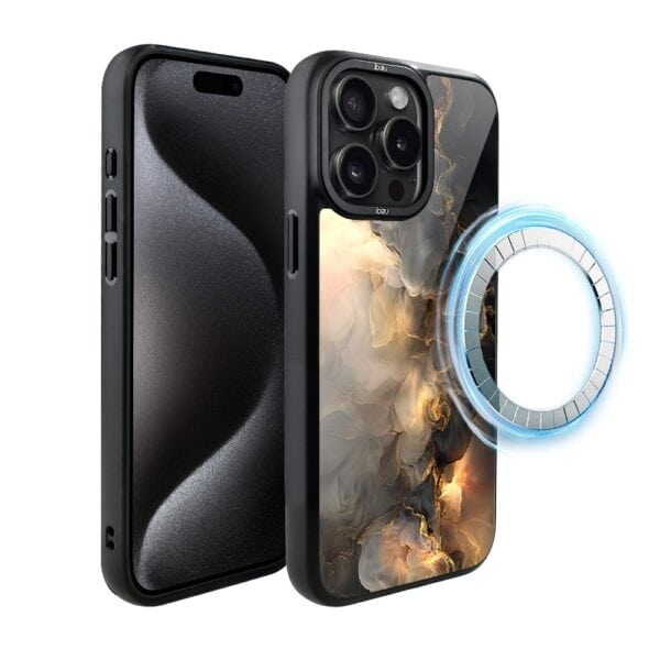 Etui do iPhone 15 Pro Max IBIZU DropGuard Matt z MagSafe, Twilight Dreams, Stardust