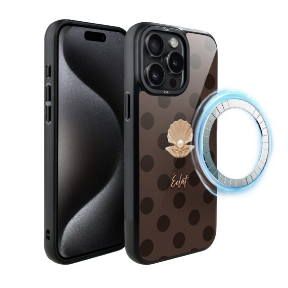 Etui do iPhone 15 Pro Max DropGuard Matt z MagSafe, Bella Fantasia, Kawowa perła (7)