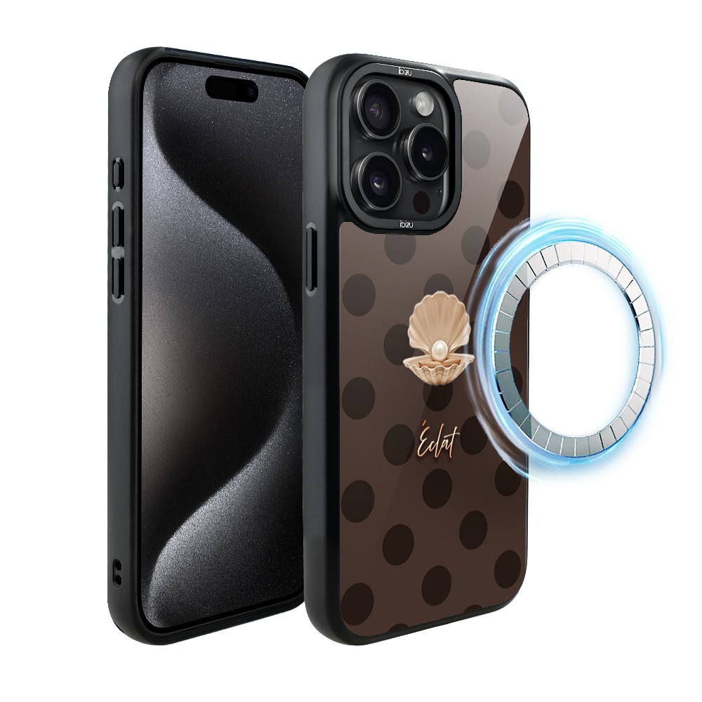 Etui do iPhone 15 Pro DropGuard Matt z MagSafe, Bella Fantasia, Kawowa perła