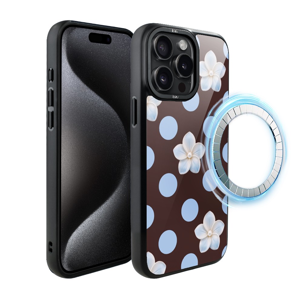 Etui do iPhone 15 Pro DropGuard Matt z MagSafe, Bella Fantasia, Kwiat w czekoladzie