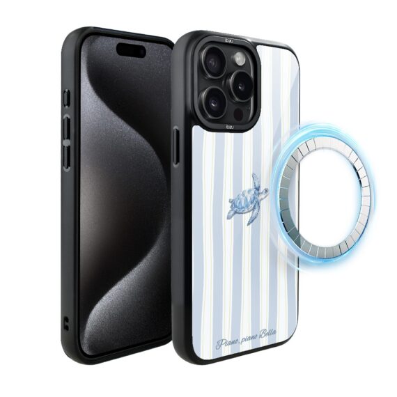 Etui do iPhone 15 Pro Max IBIZU DropGuard Matt z MagSafe, Bella Fantasia, Grecki żółw (5)