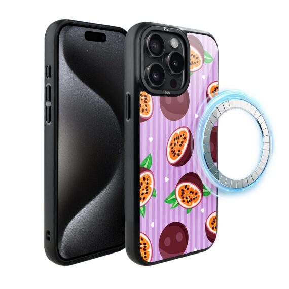 Etui do iPhone 15 Pro Max IBIZU DropGuard Matt z MagSafe, Bella Fantasia, Marakujowy zawrót (3)