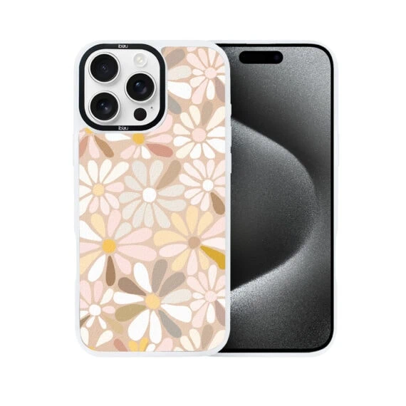 Etui do iPhone 15 Pro Max IBIZU DropGuard Matt z MagSafe, Boho, Kwiaty vintage (4)