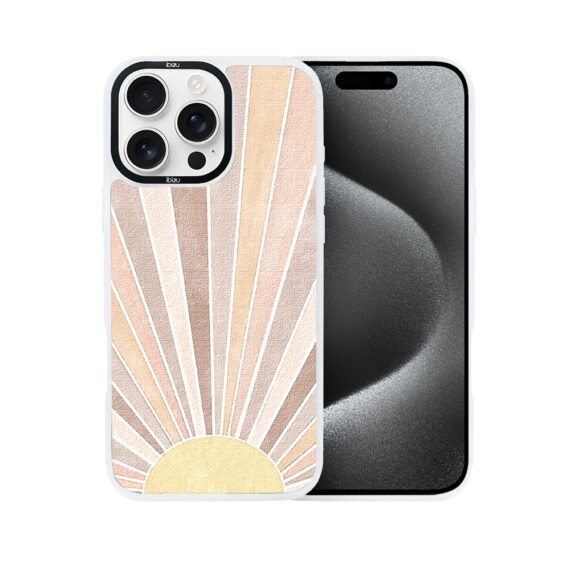 Etui do iPhone 15 Pro Max IBIZU DropGuard Matt z MagSafe, Boho, Wschód słońca (6)