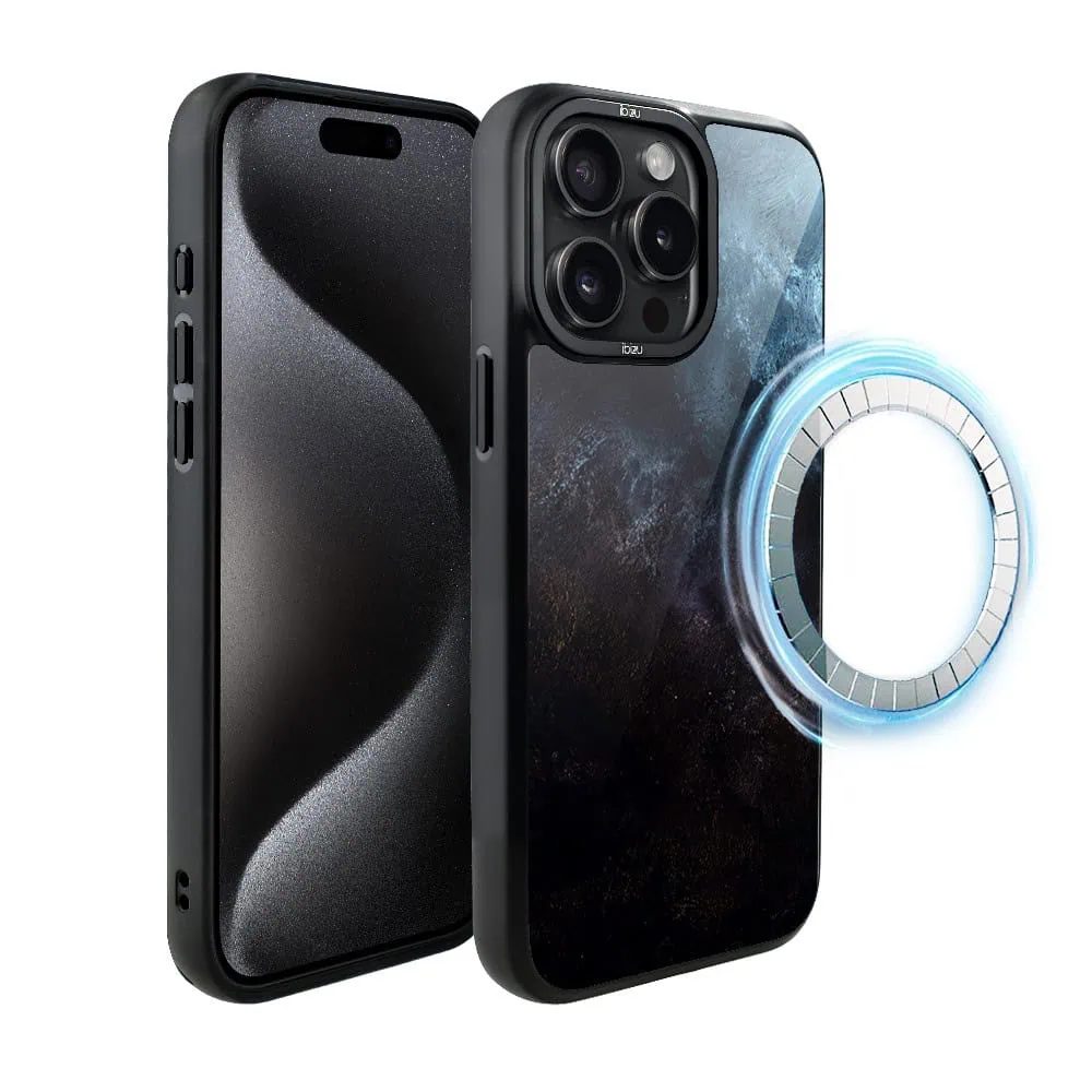 Etui do iPhone 15 Pro Max IBIZU DropGuard Matt z MagSafe, Twilight Dreams, Deep Ocean