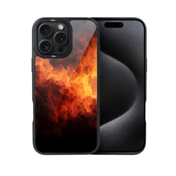Etui do iPhone 15 Pro Max IBIZU DropGuard Matt z MagSafe, Twilight Dreams, Inferno Sky (1)