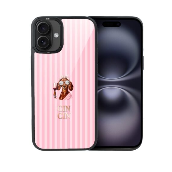 Etui do iPhone 16 IBIZU DropGuard Matt z MagSafe, Bella Fantasia, Cin Cin Bella (1)