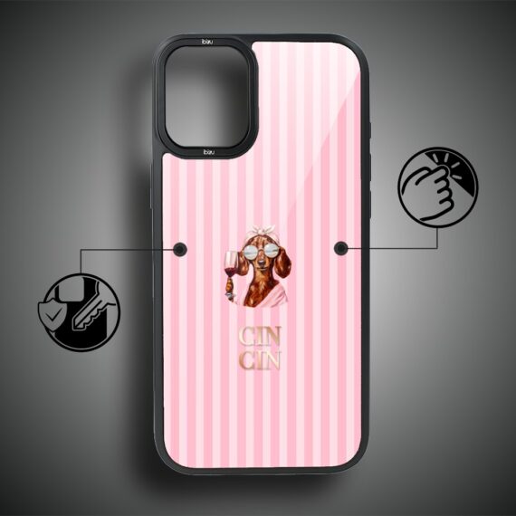 Etui do iPhone 16 IBIZU DropGuard Matt z MagSafe, Bella Fantasia, Cin Cin Bella (8)