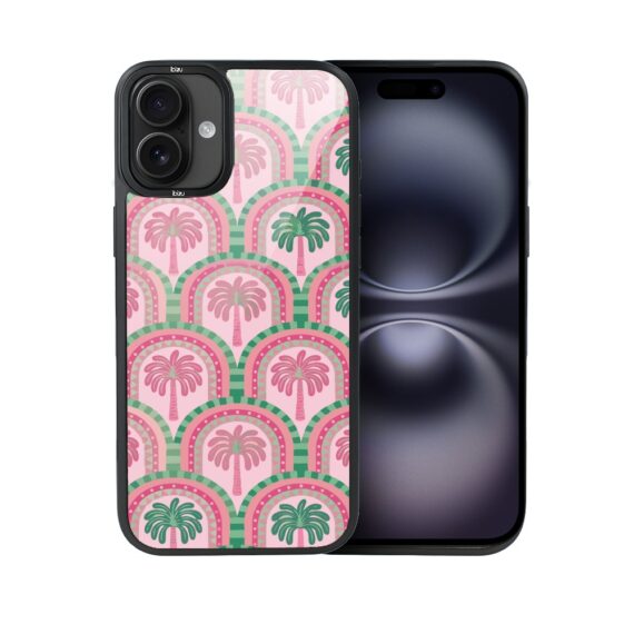 Etui do iPhone 16 IBIZU DropGuard Matt z MagSafe, Bella Fantasia, Palmy na Capri (6)
