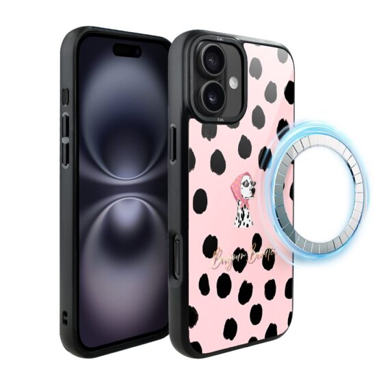 Etui do iPhone 16 IBIZU DropGuard Matt z MagSafe, Bella Fantasia, Słodki dalmatyńczyk-6