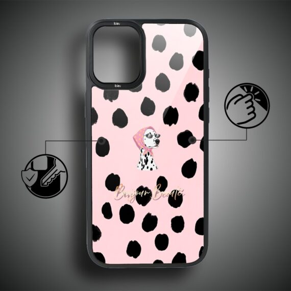 Etui do iPhone 16 IBIZU DropGuard Matt z MagSafe, Bella Fantasia, Słodki dalmatyńczyk-7