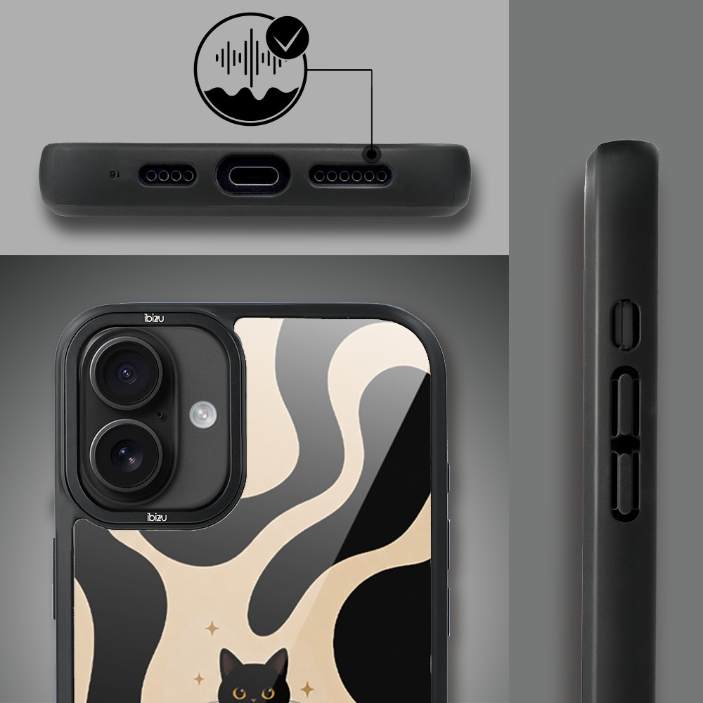 Etui do iPhone 16 IBIZU DropGuard Matt z MagSafe, Bella Fantasia, Słodkie miau (5)