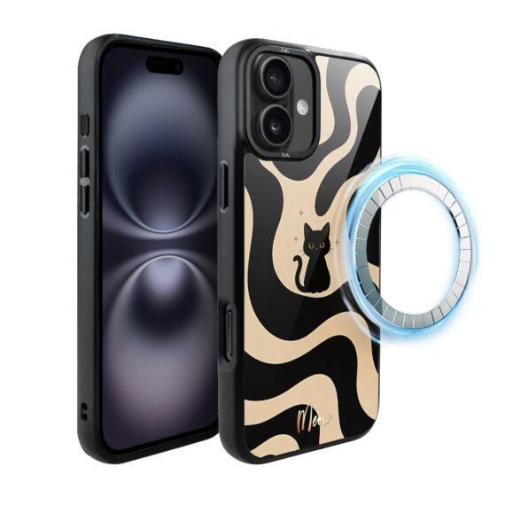 Etui do iPhone 16 IBIZU DropGuard Matt z MagSafe, Bella Fantasia, Słodkie miau (7)
