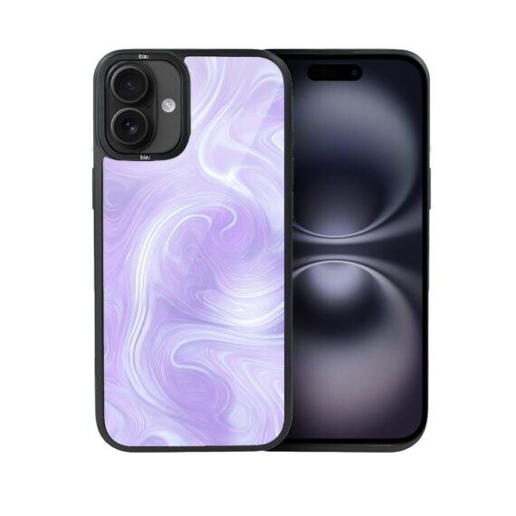 Etui do iPhone 16 IBIZU DropGuard Matt z MagSafe, Ethereal Essence, Lawendowy wir (1)