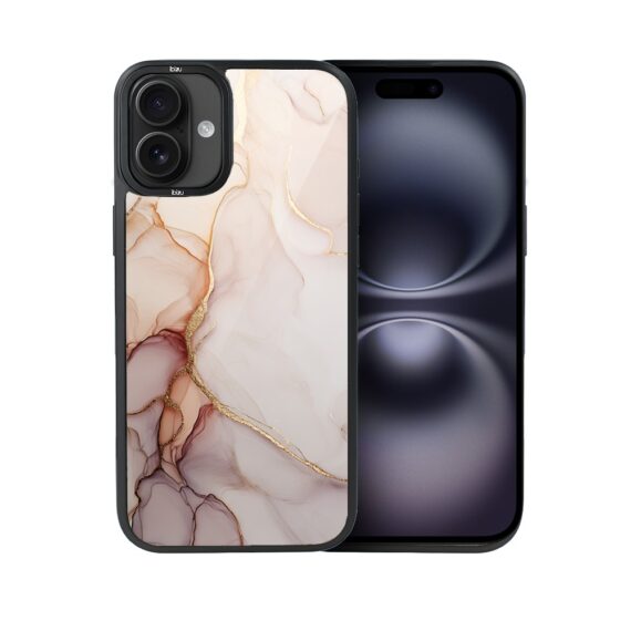 Etui do iPhone 16 IBIZU DropGuard Matt z MagSafe, Ethereal Essence, Różany alabaster (8)