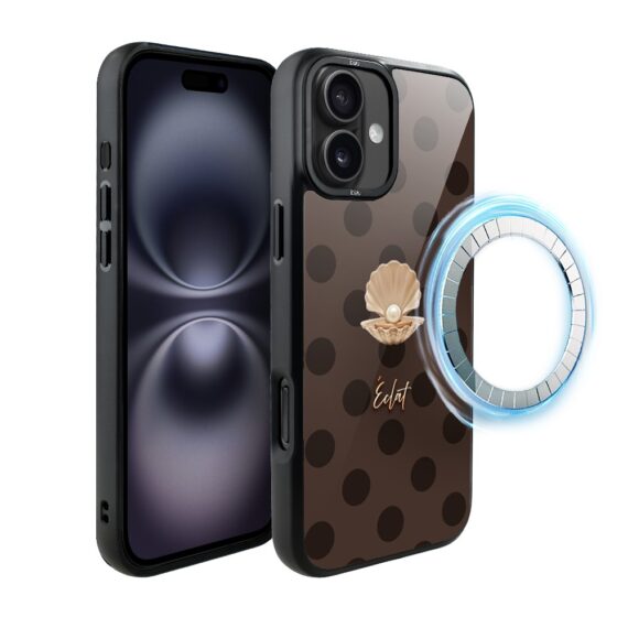 Etui do iPhone 16 Plus DropGuard Matt z MagSafe, Bella Fantasia, Kawowa perła (7)