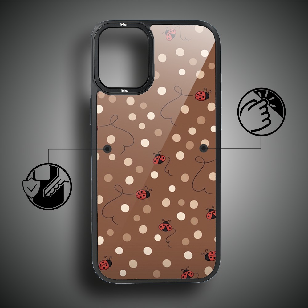 Etui do iPhone 16 Plus DropGuard Matt z MagSafe, Bella Fantasia, Kawowe biedronki (6)