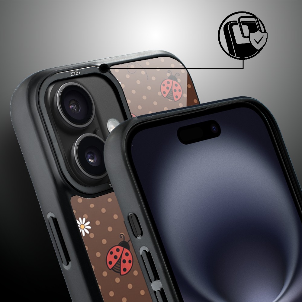 Etui do iPhone 16 Plus DropGuard Matt z MagSafe, Bella Fantasia, Wesołe biedronki (3)