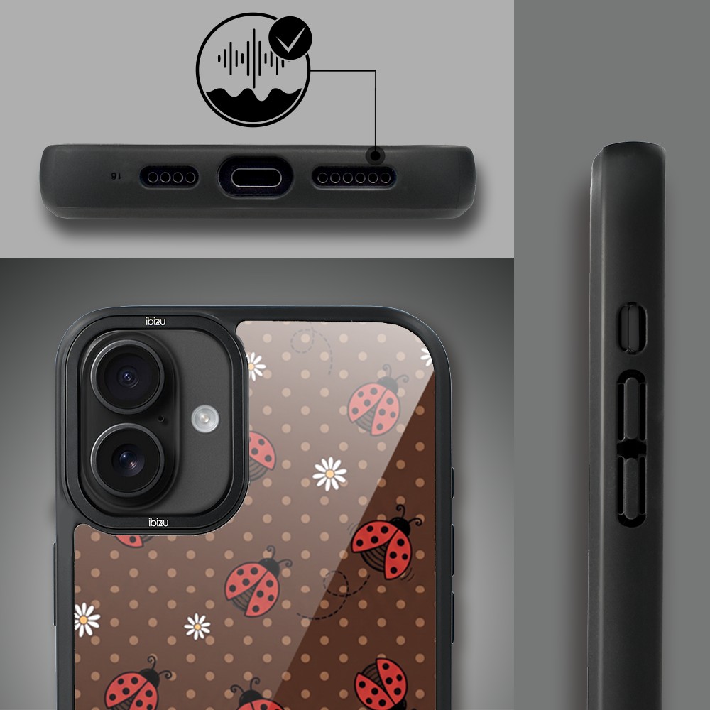 Etui do iPhone 16 Plus DropGuard Matt z MagSafe, Bella Fantasia, Wesołe biedronki (4)