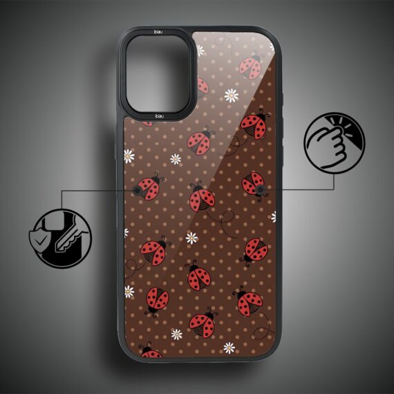 Etui do iPhone 16 Plus DropGuard Matt z MagSafe, Bella Fantasia, Wesołe biedronki (7)