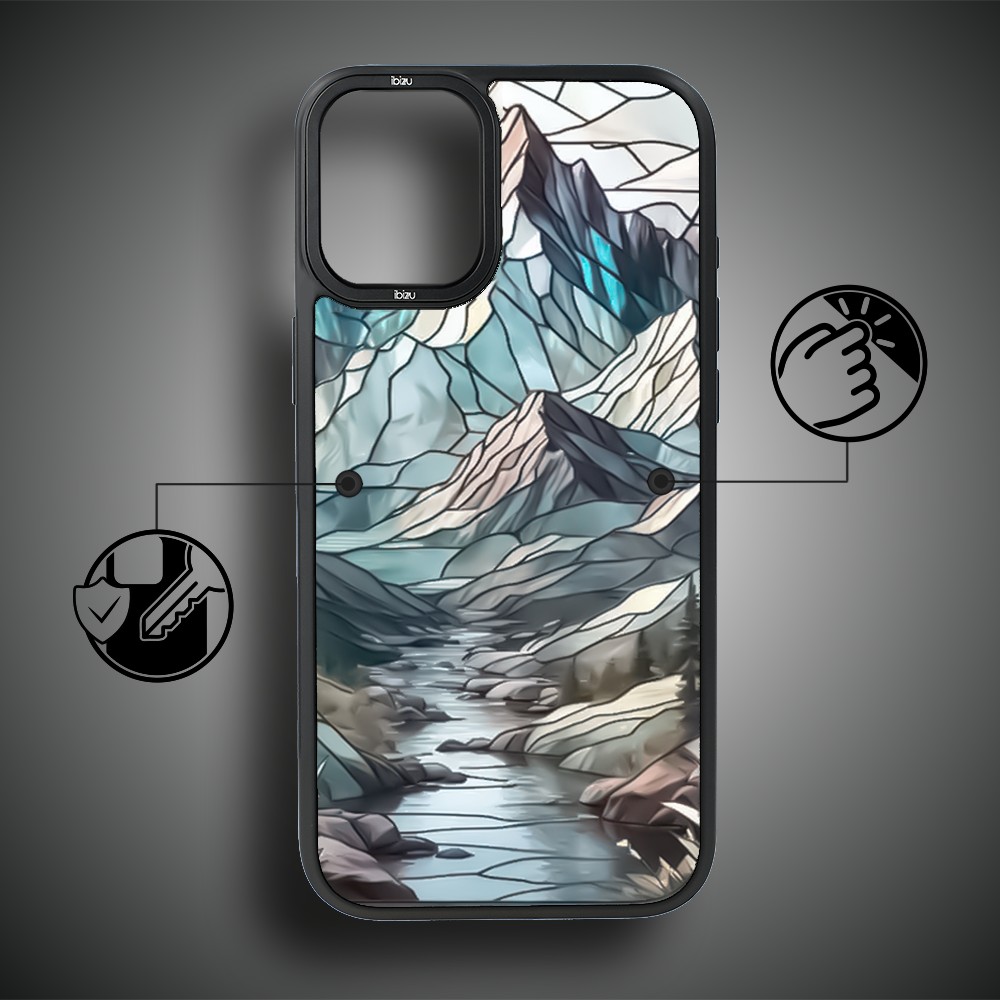 Etui do iPhone 16 Plus IBIZU DropGuard Matt z MagSafe, Barwy Szkła, Górski potok (4)