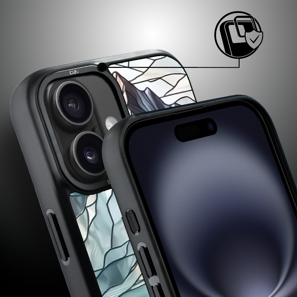 Etui do iPhone 16 Plus IBIZU DropGuard Matt z MagSafe, Barwy Szkła, Górski potok (8)